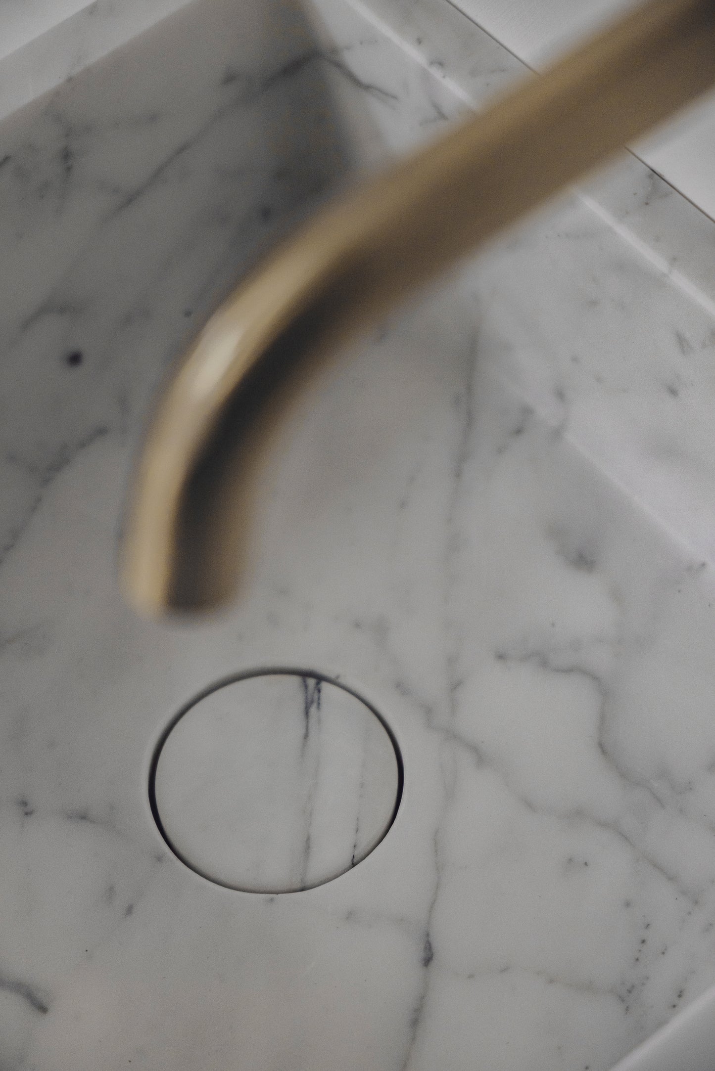 Marmorwaschbecken klein-Calacatta