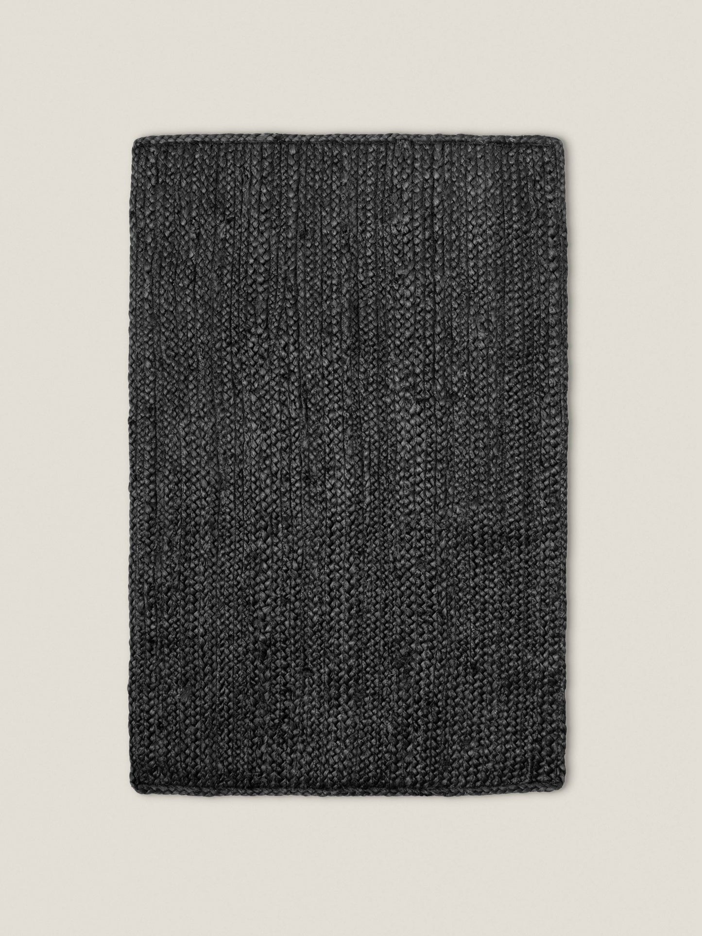 Jute tapijt houtskool