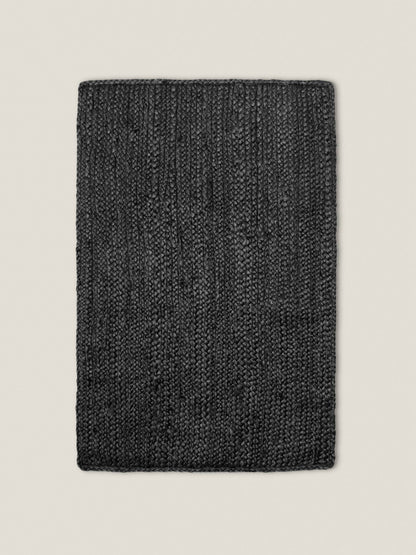 Jute tapijt houtskool