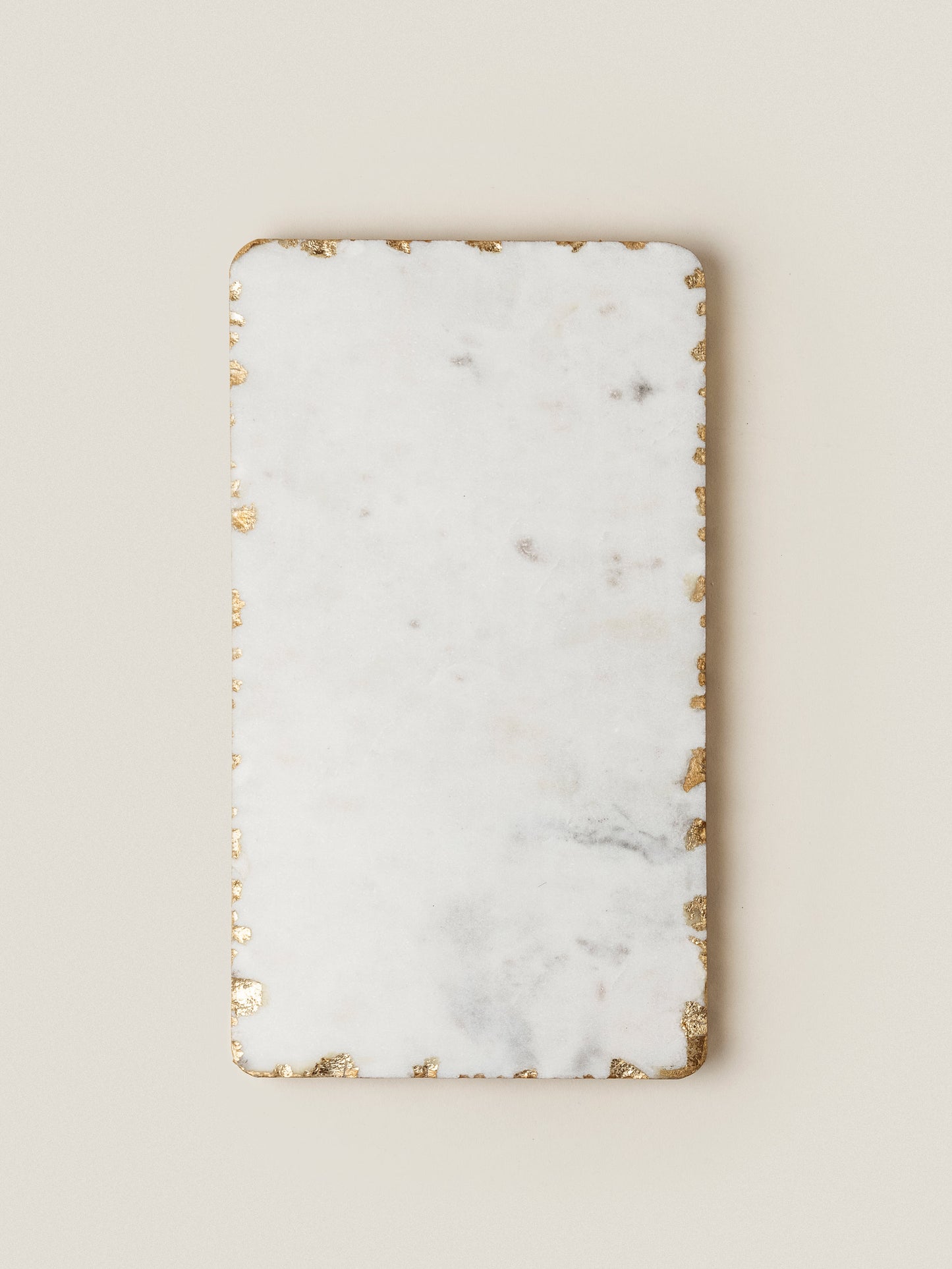 Weißer Marmor / Goldfolie