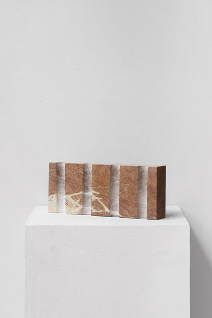 Marmorkerzenhalter - Rot Alicante