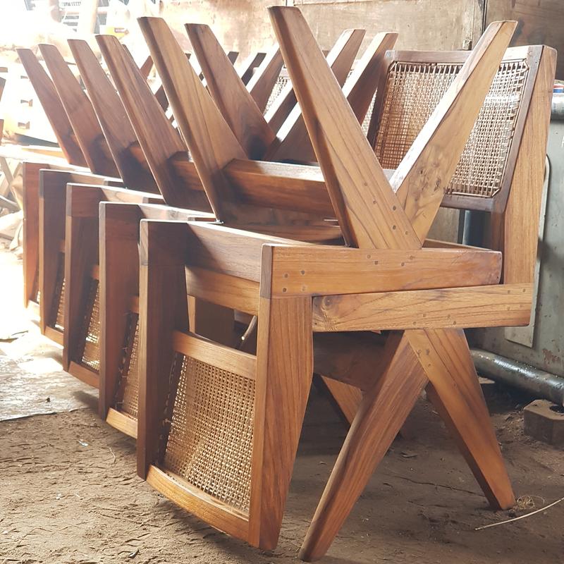 Esszimmerstuhl ohne Armlehnen