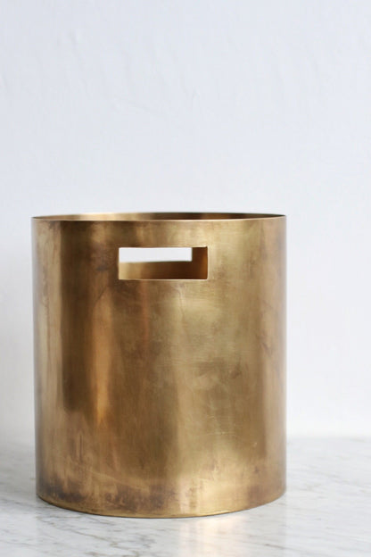 Dina Brass Paper Bin