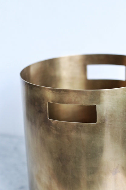 Dina Brass Paper Bin