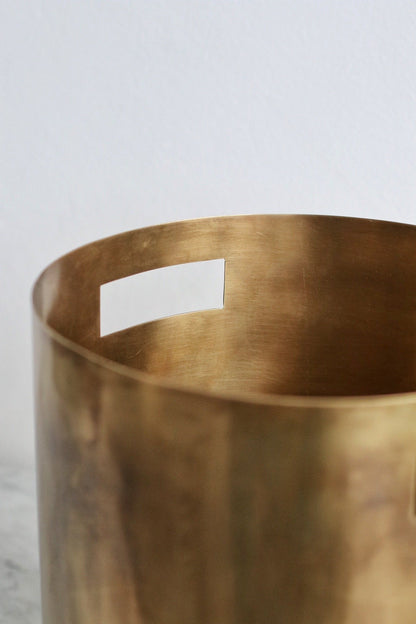 Dina Brass Paper Bin