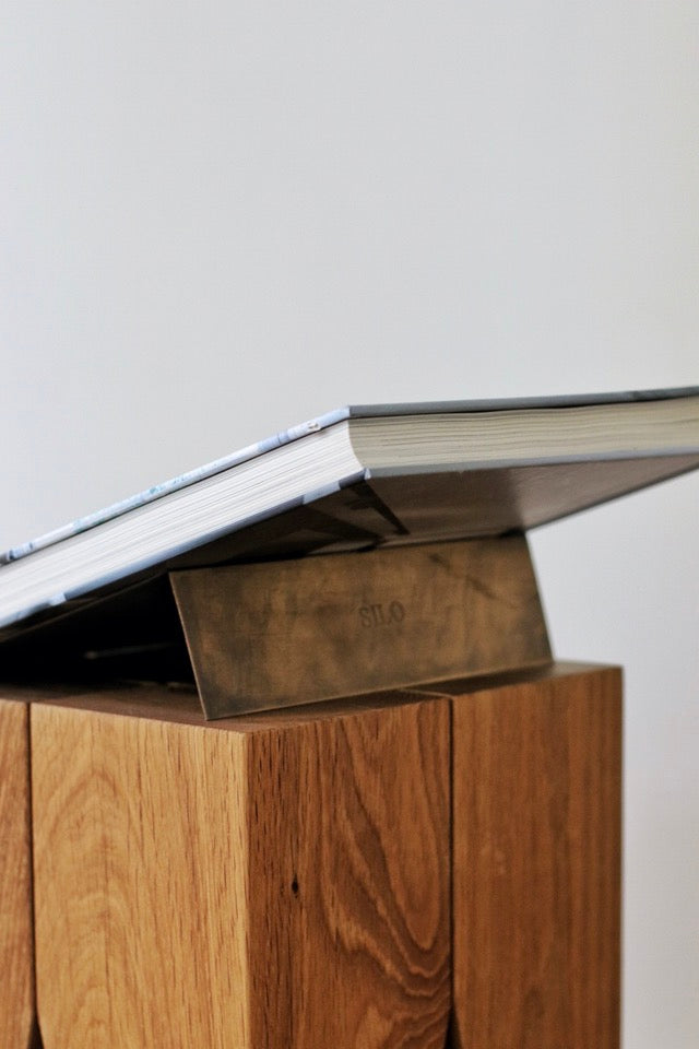 Brass Book/Laptop stand