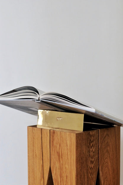 Brass Book/Laptop stand