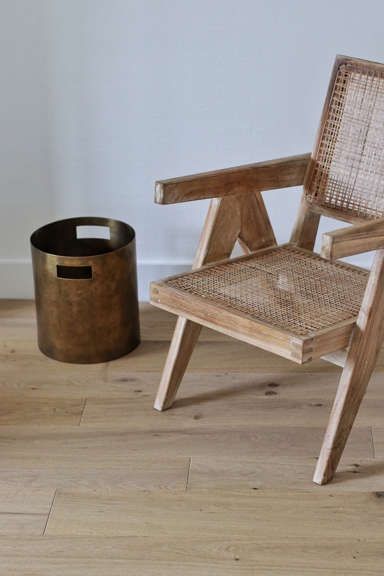 Dina Brass Paper Bin