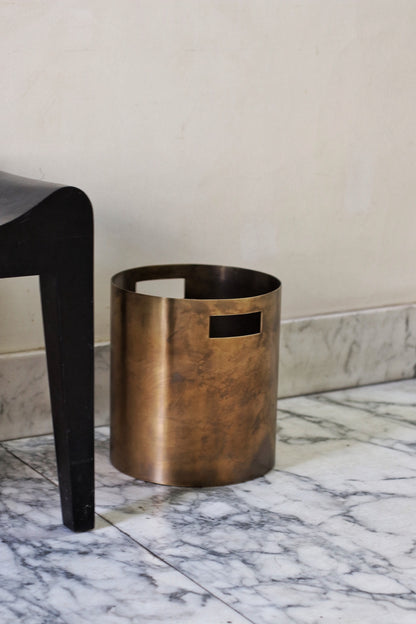 Dina Brass Paper Bin