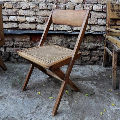 Bibliothekskreuzstuhl ohne Armlehnen