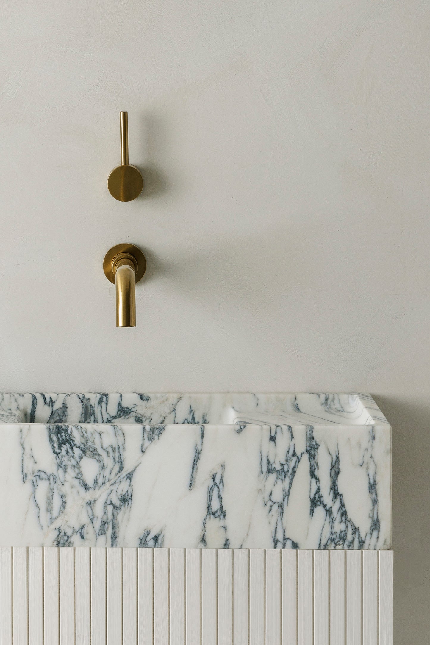 大理石水槽（大号）-Arabescato