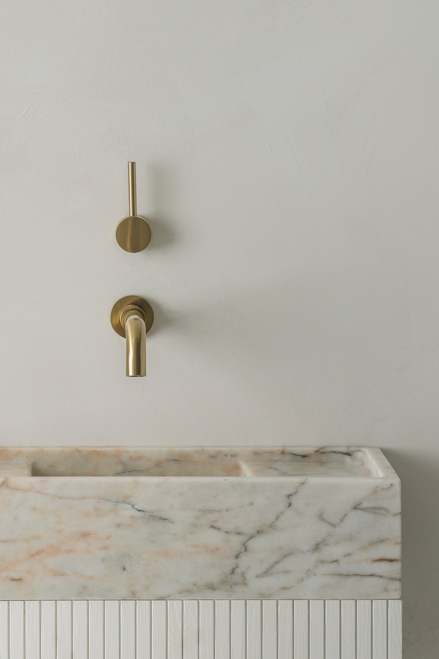 大理石水槽（大号）-Crema