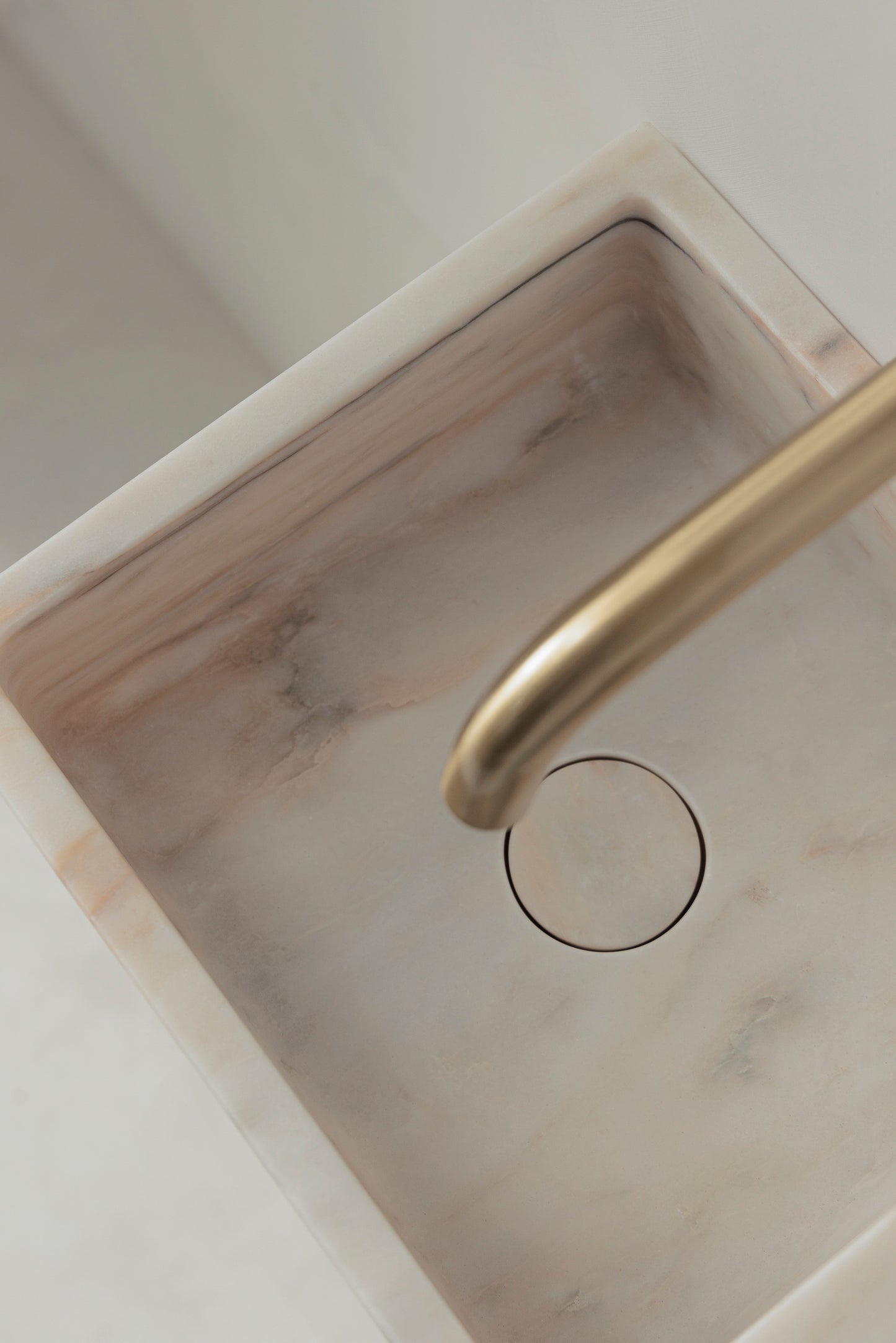 大理石水槽（小号）-Crema