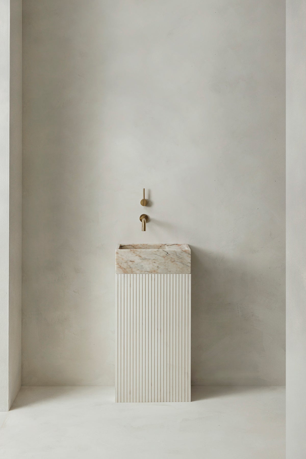 大理石水槽（小号）-Crema