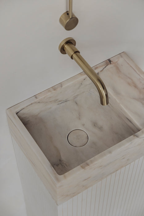Marble Sink Small-Crema