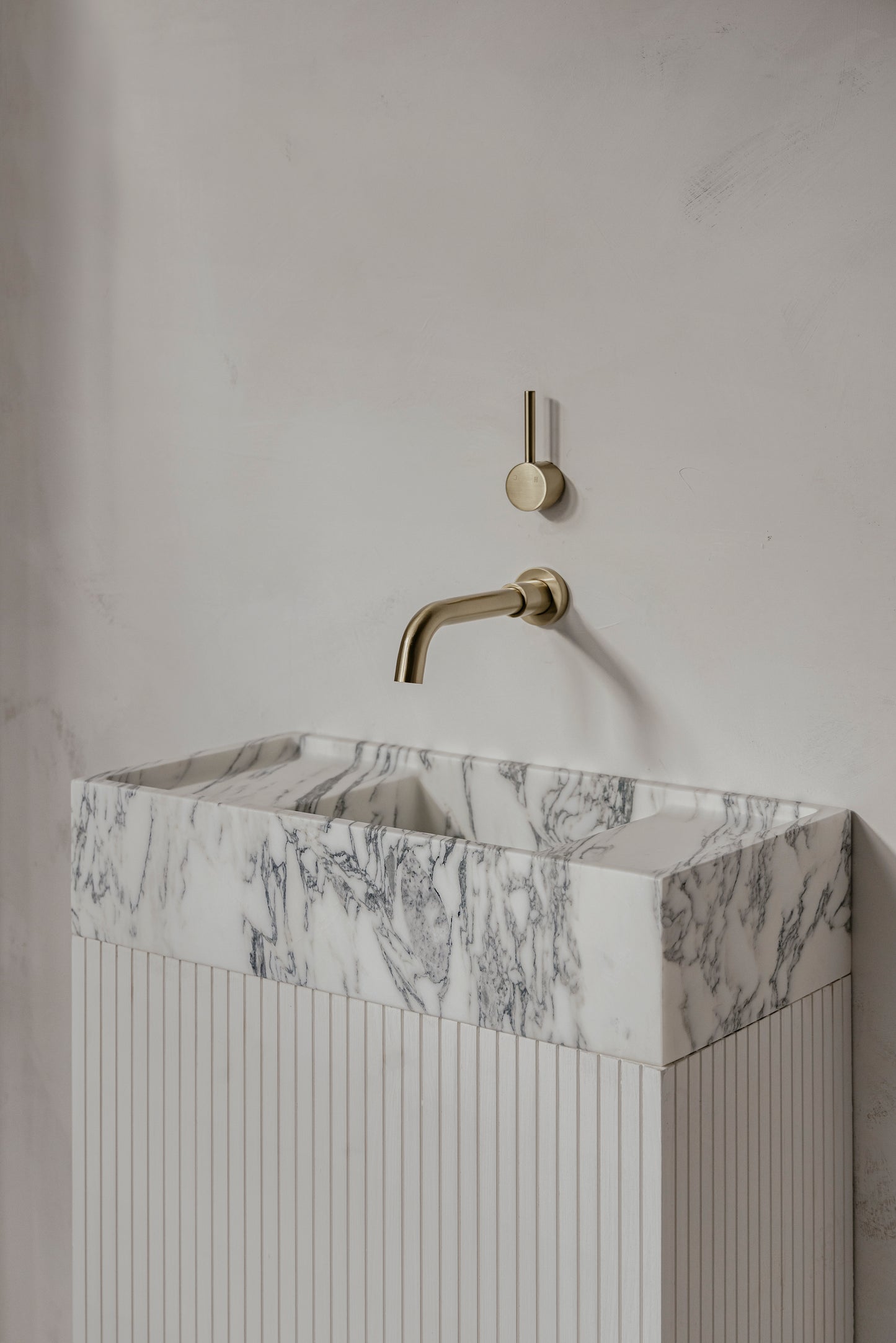 大理石水槽（大号）-Arabescato