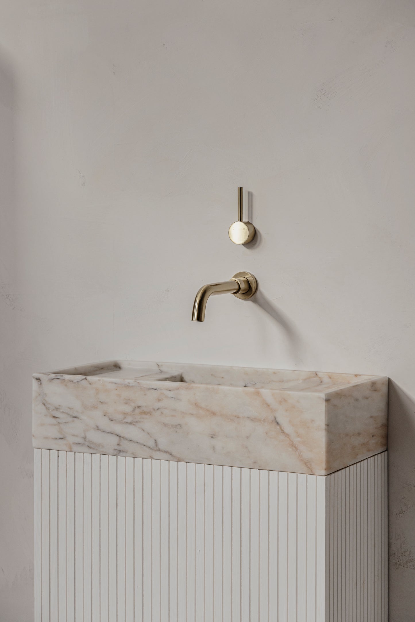 大理石水槽（大号）-Crema