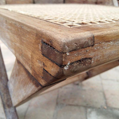 Bibliothekskreuzstuhl ohne Armlehnen